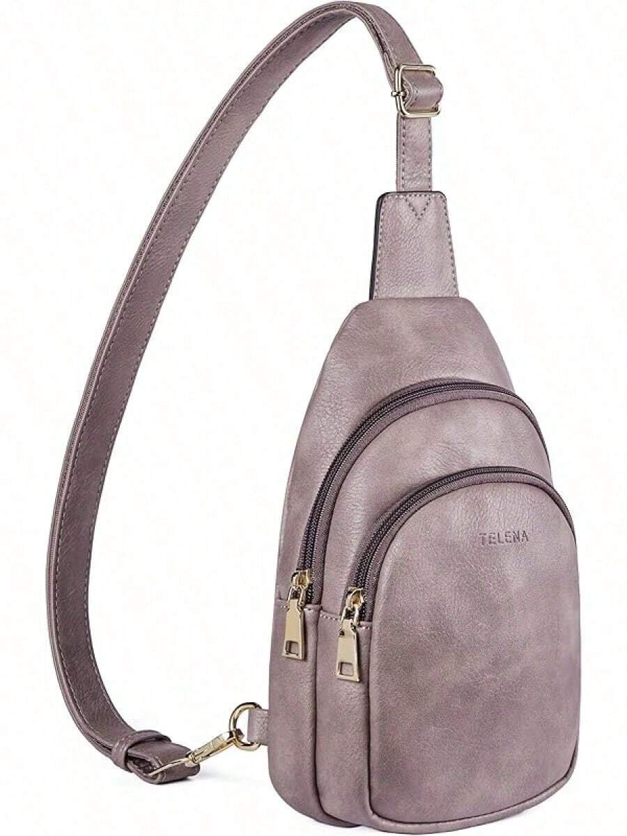 Telena Belt Bag for Women with 5 Zipper Fanny Pack for Women Black | Waist Packs