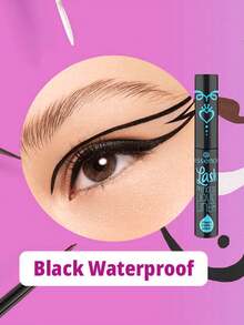Essence LIQUID LINER Black Waterproof,Quick-Dry & Waterproof,Precision Brush Tip,Flexible & Controllable,Easy Line Drawing,Long-Lasting & Smudge-Proof,Highly Pigmented,3ml/0.1 Fl.Oz. - Black Waterproof - View 6