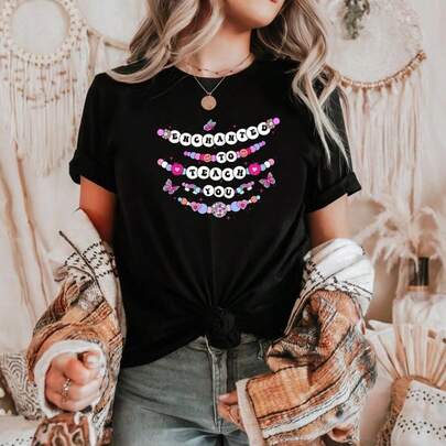 Teacher Shirt Teacher Shirt Teacher Friendship Bracelet Shirt Teacher Appreciation Gifts Back To