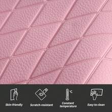 2 cojines para asiento de coche con coronas rosas y diamantes artificiales - Rosa - Ver 6