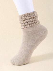 5 Pares de Meias Casuais Vintage, Meias Grossas de Lã Macias e Felpudas, Respiráveis e Absorventes de Suor, Presentes Perfeitos para Caminhada, Volta às Aulas, Halloween e Natal