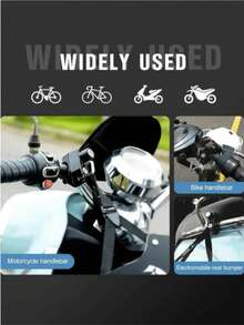 2025 Latest Motorcycle Helmet Lock, Multi-Functional Anti-Theft Motorcycle Helmet Lock, Suitable For Motorcycles, Electric Motorcycles, Bicycles, Etc. Made Of High-Strength Material, Sturdy And Durable, Effectively Prevents Theft, Ensures Helmet Safety, Provides Extra Security. - Black - View 5