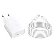 20W USB-C Schnellladegerät, mit 3,3FT/100cm USB-C auf Apple Lightning Kabel, kompatibel mit iPhone 14 13 12 11 Pro Max PLUS Ladeset Schnellladung