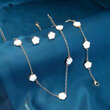 串珠耳环、手链和项链套装，母亲节礼物，父亲节礼物，复活节礼物，配饰，办公穿搭，复古朋克风，休闲配饰，适合派对、庆典和婚礼，毕业礼物