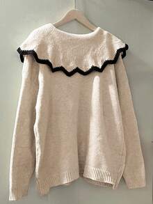 Top cardigan décontracté à grand col cranté pour femmes, automne-hiver