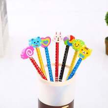 Cartoon Cute Pencil With Eraser, Creative Children's Pencil, Elementary Student Writing Pen, Student Creative Gift - Multicolor - View 8