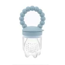 1pc Baby Fruit Feeder, Beaded Design, Easy For Infants To Eat Fruits & Veggies, Soft Silicone Teether - Multicolor - View 11