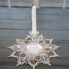 100% Polyester Embroidered Lace Hollow-Out Round Tablecloth, Suitable For Kitchen, Dining Room, Living Room, Round Dining Table, Home Decor, Holiday Decor, Birthday, Villa Party, Outdoor Picnic, Party, Wedding, 1pc - Multicolor - View 15