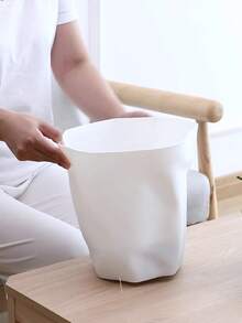 1 Stück stilvoller Großraum-Mülleimer - langanhaltend & platzsparend, einfaches gefaltetes Design - vielseitiger Papierkorb für den Innenbereich - ideal für Badezimmer, Wohnzimmer, Schlafzimmer und mehr