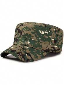 Unisex Camouflage Newsboy Cap, Adjustable Head Circumference Baseball Cap, Outdoor Baseball Cap, Suitable For Daily Use