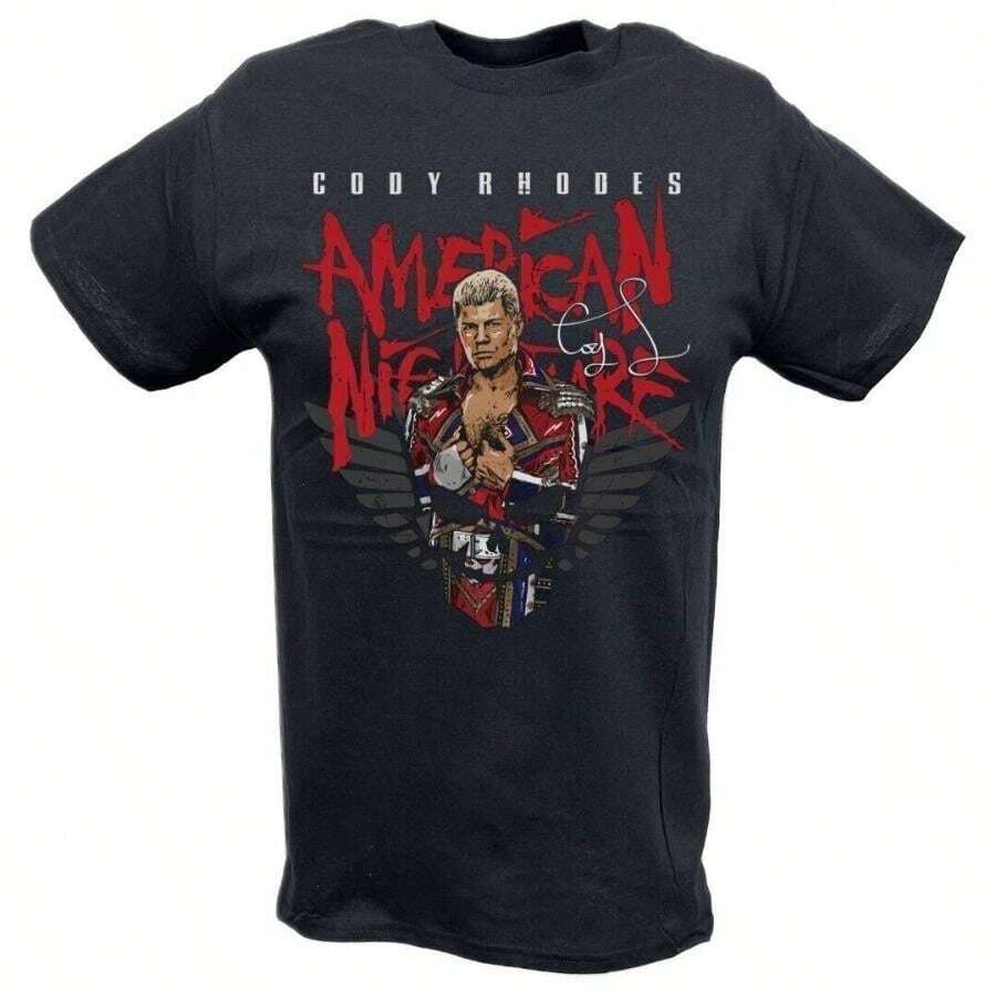 Cody Rhodes Signature American Nightmare T-Shirt - màu đen - Xem 1