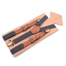 1pc Personalized Groomsman Suspenders, PU Suspenders, Groom Suspenders, Valentine's Day Gift, Anniversary Gift, Wedding Suspenders, Best Man Gift, Groomsman Gift, Anniversary Gift - Multicolor - View 15