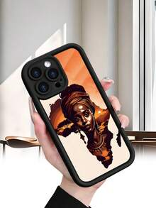 Selected SimplicityAfrican Art Phone Case-High end | Elegant | Yellow resistant and wear-resistant | Scratch resistant and drop resistant | Wholesale of phone cases - UV printing for  17/ - Negro - Ver 3