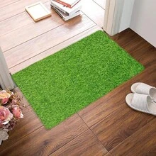 Approx. 1m X 0.5m / 1m X 1m / 1m X 2m / 1m X 3m / 1m X 4m / 1m X 5m / 1m X 6m Thin Artificial Grass Mat, Durable, Easy To Cut, Fire & Water Resistant, Suitable For Outdoor/Indoor, Patio, Balcony, Pet Play Area - Low Maintenance Yard Solution, Natural Appearance, Easy Installation, High Quality Material, Party Backdrop, Event Planning
