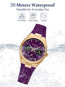 Reward Women Quartz Watch Luxury Fashion Lady Wrist Watches Silicone Bracelet Waterproof With Box Elegant And Versatile For Business And Casual Wear Retro Rectangle