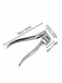 1/2件装金属蒜蓉压榨器，专业手动蒜蓉切割器，蒜姜压榨器，蔬菜切碎器/蒜蓉切割器和去皮器/调味料和香料工具/日常家居用品/厨房配件/厨房/情人节/婚礼/情人节/复活节/斋月