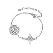 TEAMER 1 件不锈钢神秘女巫结空心星手链，男女通用简约优雅珠宝礼物，适合送给家人和朋友 - 時尚系列 - 查看 16