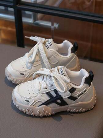 Soft Bottom Boys' Skate Shoes, Kids' Sports Shoes, New Student Soft Bottom Girls' Casual Running Shoes