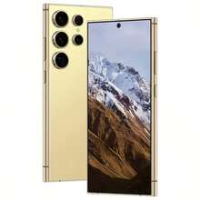 W&O S25 Ultra Android Smartphone-6.8 FHD+Display, 12GB+512GB Storage, 50MP Camera, Face Recognition, 5000mAh Battery, Dual SlM Card, Stylus, Unlock CellPhone, Comes With Earphones,Phone Case, Type-C Cable, Screen Protector, Ideal Holiday Birthday Christmas Gift - Gold - View 11