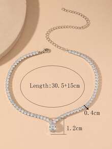 مجموعة مجوهرات من الزركونيا المكعبة 3 قطع للنساء، طقم أقراط إسورة سوار قلادة باللون الفضي، مجوهرات للعروس وحفلات الزفاف والأعياد والعطلات، هدية للزوجة والصديقة والسيدة العاملة