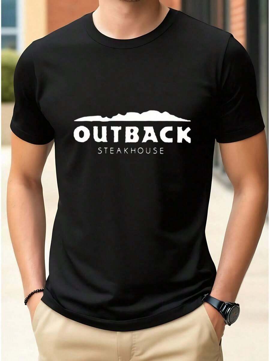 Outback Steakhouse Shirt For Men - Black - 黑色 - 查看 1
