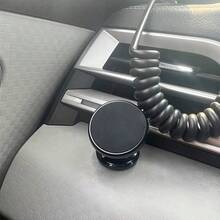 1pc Black/Silver Alloy Magnetic Car Phone Holder, A Universal Dashboard Phone Mount That Fits Any Vehicle, Easily Installed On The Dashboard To Provide A Convenient Phone Placement - Magnetic Bracket - View 5