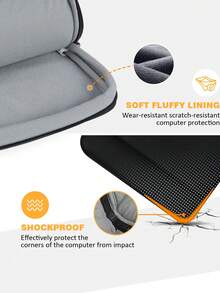 NEWHEY 360° Waterproof Laptop Sleeve Bag For 13.3-14 Inch Notebooks, With Carrying Handle, - Multicolor - View 5
