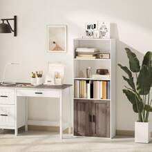 HOMCOM Filing Cabinets - White - View 1