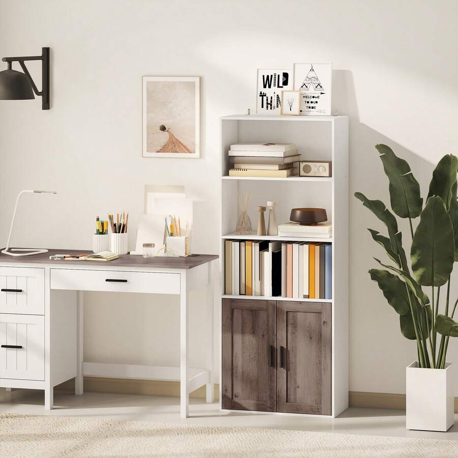 HOMCOM Filing Cabinets - White - View 1