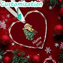 Colgante con tarjeta con forma de corazón personalizada, decoración personalizada del espejo retrovisor con foto de perro, estera de retrato personalizada, regalo del Día de San Valentín, decoración de perro personalizada, regalo de Navidad, recuerdo del dueño de mascotas, regalo para amantes de las mascotas, decoración navideña, regalo de aniversario, regalo para amigos, memorial de mascotas, regalo de entrega de mascotas, regalo para padres, regalo para novio/novia, regalo de cumpleaños/graduación - Multicolor - Ver 2
