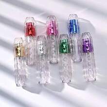 1/2pcs Perfume Spray Bottle, Portable Transparent Spray Bottle, With Diamond Pattern Design - Visible Liquid Level, Leak Proof Fine Mist To Fluid Spray Nozzle, Durable Acrylic For Perfume, Essential Oil, Skin Care, Travel And Home Use, Perfume Bottle, Skin Care Container, Fashion Dispenser, High-Quality Nozzle, Can Fill Container Perfume Bottle - Multicolor - View 4