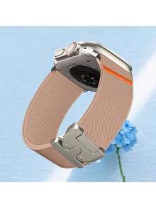 1pc Sport Nylon Stretchy Watch Band Parachute Buckle Compatible With Apple Watch Series11 42mm 46mm For Woman Man,Compatible With Apple Watch 42mm 46mm 45mm 44mm 38mm 40mm 41mm 49mm,Compatible With Apple Watch Series11/10/9 8/7/6/5/4/3/2/1/SE/Ultra2&1