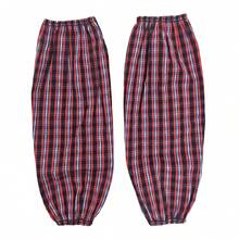 1 Par de Mangas de Trabalho em Algodão Poliéster, Mangas Protetoras para Trabalhos Domésticos com Padrão Xadrez Vermelho, Mangas Protetoras para Limpeza de Cozinha, Mangas Protetoras Antipoeira e à Prova de Óleo, Capas de Braço Resistentes a Manchas para Lavar Louça, Jardinagem, Pintura, Limpeza, Cozinha