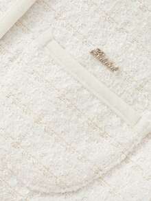 Balabala 年轻女孩冬季粗花呢夹克，时尚年轻女孩外套，可爱又