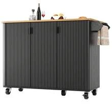 Storage Islands & Carts - Black + MDF - View 8