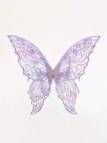 成人派对蝴蝶翅膀表演道具，节日演出仙女翅膀，新款布料嘉年华服装