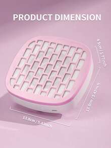 Nail Duster Collector, Nail Dust Collector For Acrylic Nails, Nail Dust Fan Nail Cleaner For Manicure - Nail Vacuum Cleaner Powerful Dust Extractor Low Noise,Gel Nails Polishing Salon Home Use,Pink - 粉色 - 查看 6