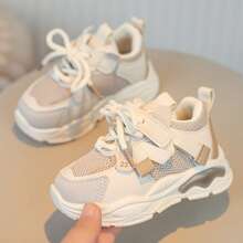 1 Pair Kids' Lightweight Sports Shoes, Boys' And Girls' Running Sneakers, Spring/Autumn