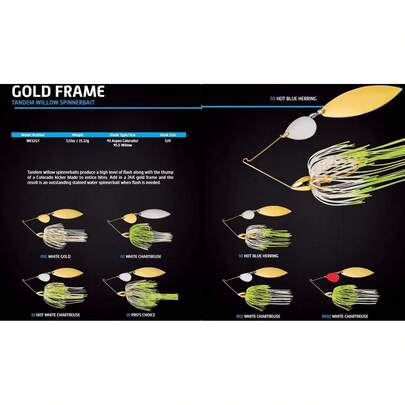 War Custom Lures 1/2 Tw/Rk Gf-White Chart