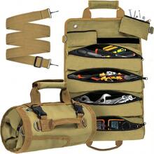 Roll Bag, Roll Bag Bag Portable Foldable Rollup With Rollable Carrying Toolbag, Dad Khaki - 卡其色 - 查看 2
