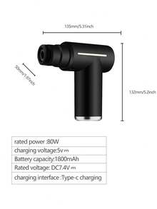 6档变速深层组织按摩枪，冷热疗法按摩枪，手持式肌肉按摩器，适用于身体、背部、颈部、肩部、腿部、手臂，包含6个按摩头，可进行全身按摩，肌肉按摩枪，背部按摩器，颈部按摩器，身体按摩器，男士礼物，母亲节，父亲节，情人节 - 彩色 - 查看 11