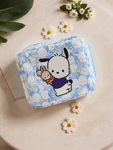 Sanrio 1 PC Sanrio Hello Kitty Cute Cartoon Storage Bag, Multi-Colour Available, Zipper Closure Portable Storage Cosmetic Bag, Outdoor Travel, Daily Commuting Toiletries Bag, For Teenager