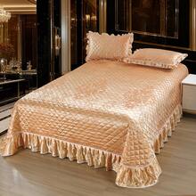 1pc European Luxury Jacquard Quilted Bedspread Set, 1 Bedspread & 2 Pillow Shams