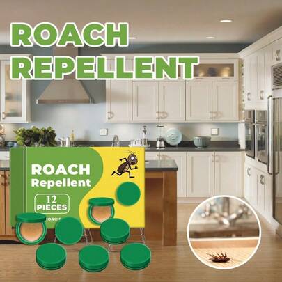 36 Piece Roach Repellent,Complete Cockroach Defense Set,Traps And Bait Stations For Indoor/Outdoor, Kills All Roach Types, Works In 48 Hours (95% Reduction), Must Have For Home!