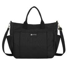 Multineos Comercial Large Crossbody Nylon Women's Bag For Men For Work And Study - 黑色 - 查看 2