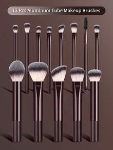 MAANGE Set de 13/25/26/30/31/33 piezas de brochas de maquillaje profesionales, incluye brochas para polvos, rubor, corrector, contorno, contorno de nariz, sombras de ojos, cejas, detalles, base, rostro y iluminador, para uso diario y viajes, accesorios de maquillaje, regalos para amigos