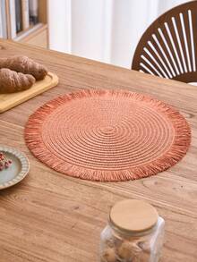 1/4/6/12 件波西米亚风格纸质圆形餐垫，防滑垫适用于家庭厨房餐桌，适合节日、派对、生日、婚礼、晚宴、咖啡桌、秋冬装饰（注意：材质为纸，不可水洗） - 彩色 - 查看 8