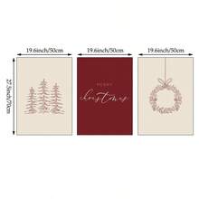 Set Of 3 Minimalist Christmas Wall Art Picture Merry Christmas Prints Canvas Paintings Brown And Beige Posters Xmas Decor For Bedroom,Living Room Or College Apartment Dorm Room Decor Gift For Her Unframedchristmas Decoration XMAS Decor Christmas Tree Gift Decor Thanksgiving Wedding Home Decor Home Decor Fall Decor Autumn Decor Birthday Decorations For Gifts Party Supplies Indoor Holiday Festival Decor Halloween Decor Wall Decor Halloween Ornaments - Multicolor - View 5