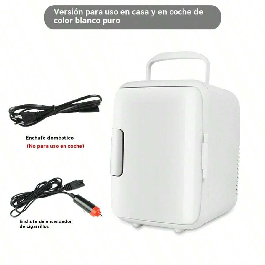 Mini refrigerador de automóvil para el hogar y el automóvil, control inteligente de temperatura para calefacción y refrigeración Refrigerador pequeño portátil de ahorro de energía - Tipo de Enchufe A USA (110-127V) - Ver 1