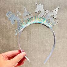 1pc2026 New Year Hair Clips - Happy New Year Party Headbands For New Year's Eve, Creative Photo Props